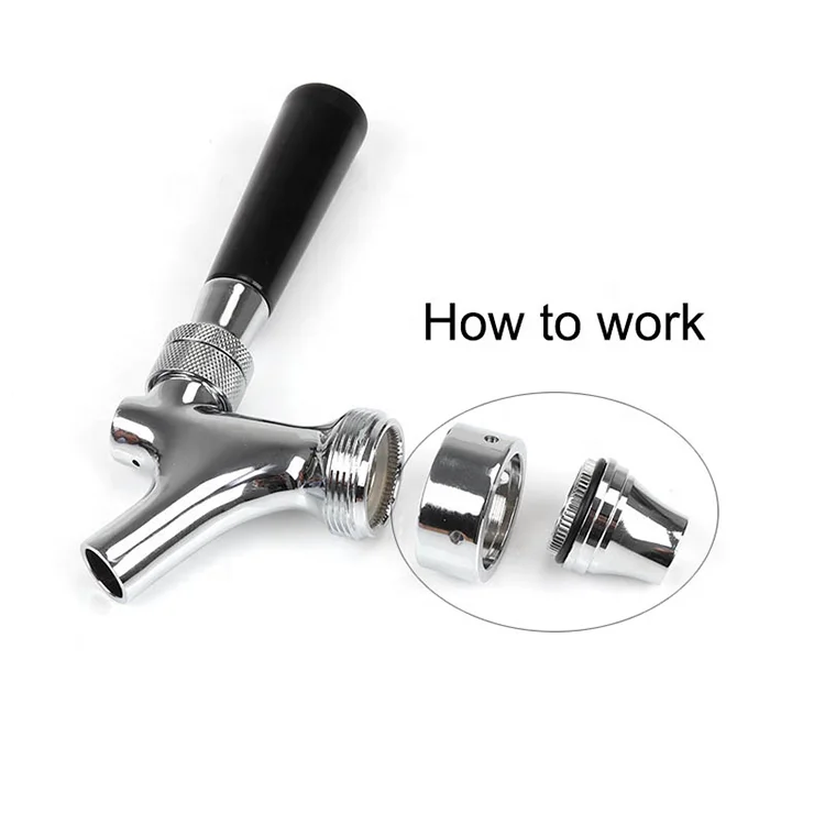 stainless steel 304 keg ball lock beer coupler adapter