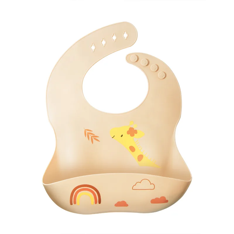 baby feeding & nursing High quality food grade Bib soft waterproof food Catcher silicone baby bib