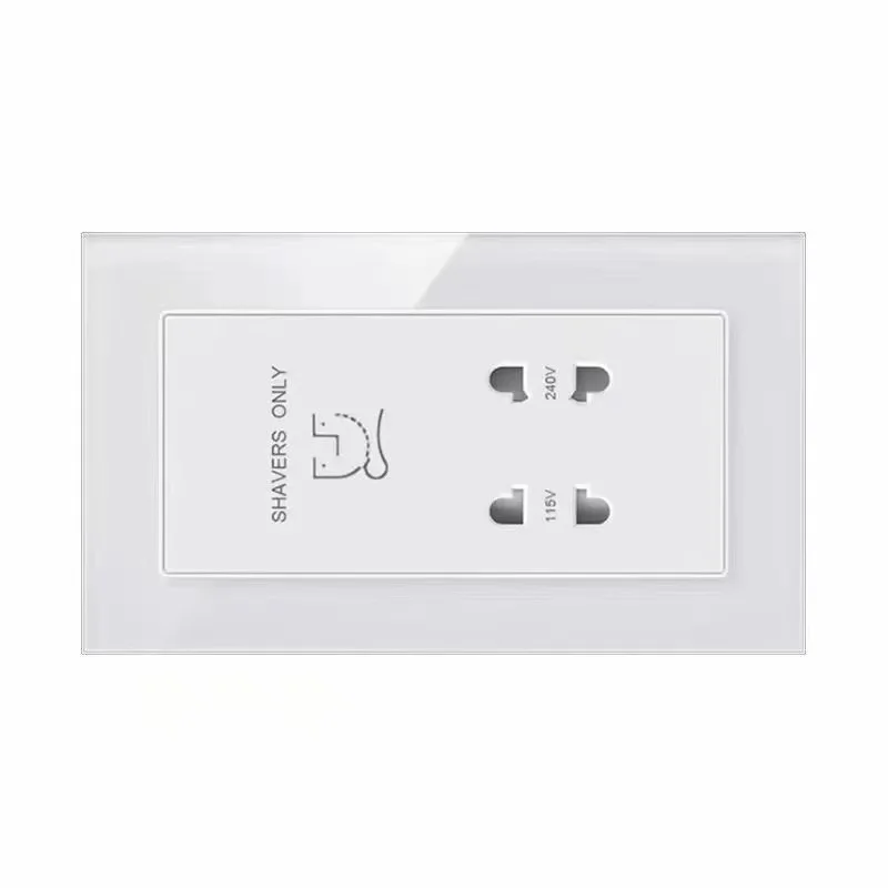 Electric Home Safety High Bakelite Pc Metal Acrylic New Designed Common Mechanical Electric Wall Modern Light Switch With Socket