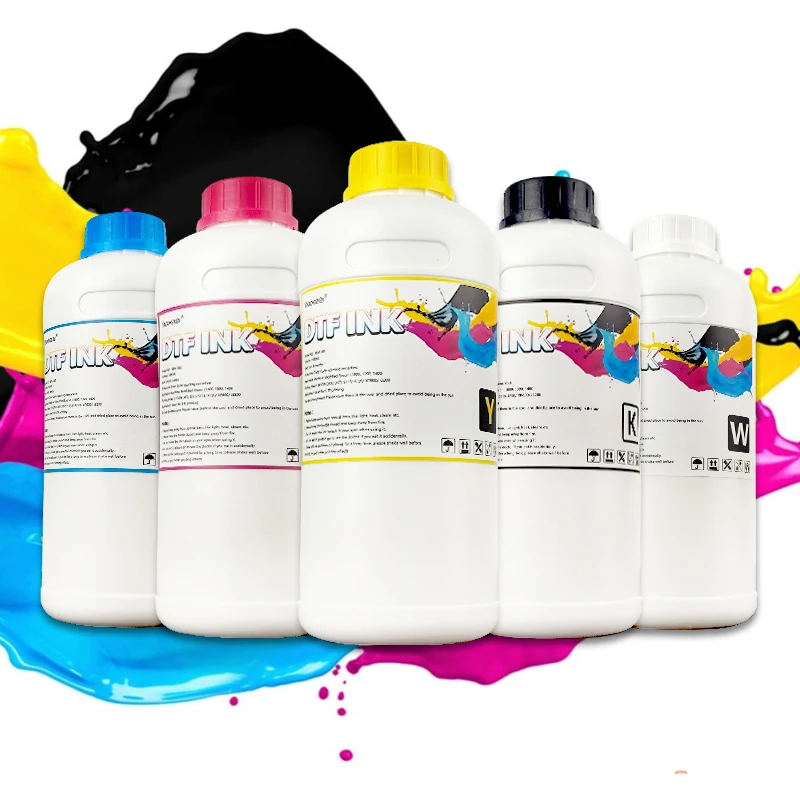 Dtf supplies film powder Eco-friendly waterproof sunproof DTF Ink for white ink printer dtf printer and hot melt powder PET film