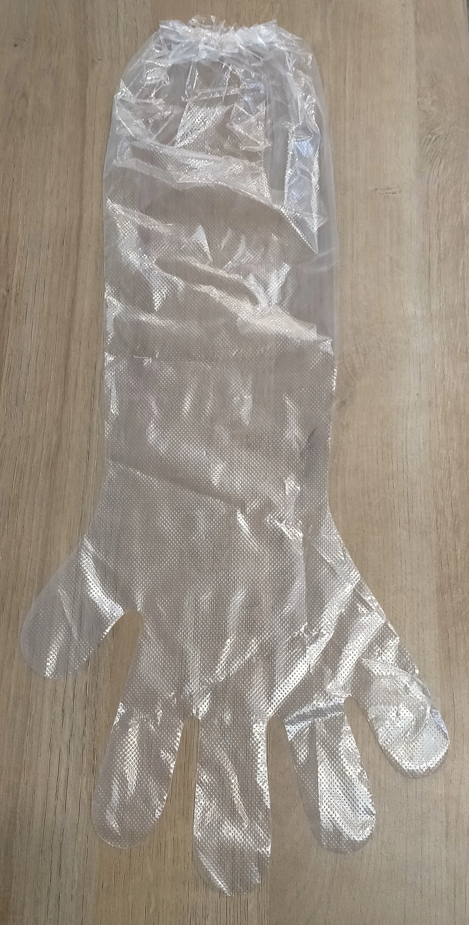 Long Glove Field Dressing Gutting Deer Gloves Disposable Long Shoulder Gloves Transparent