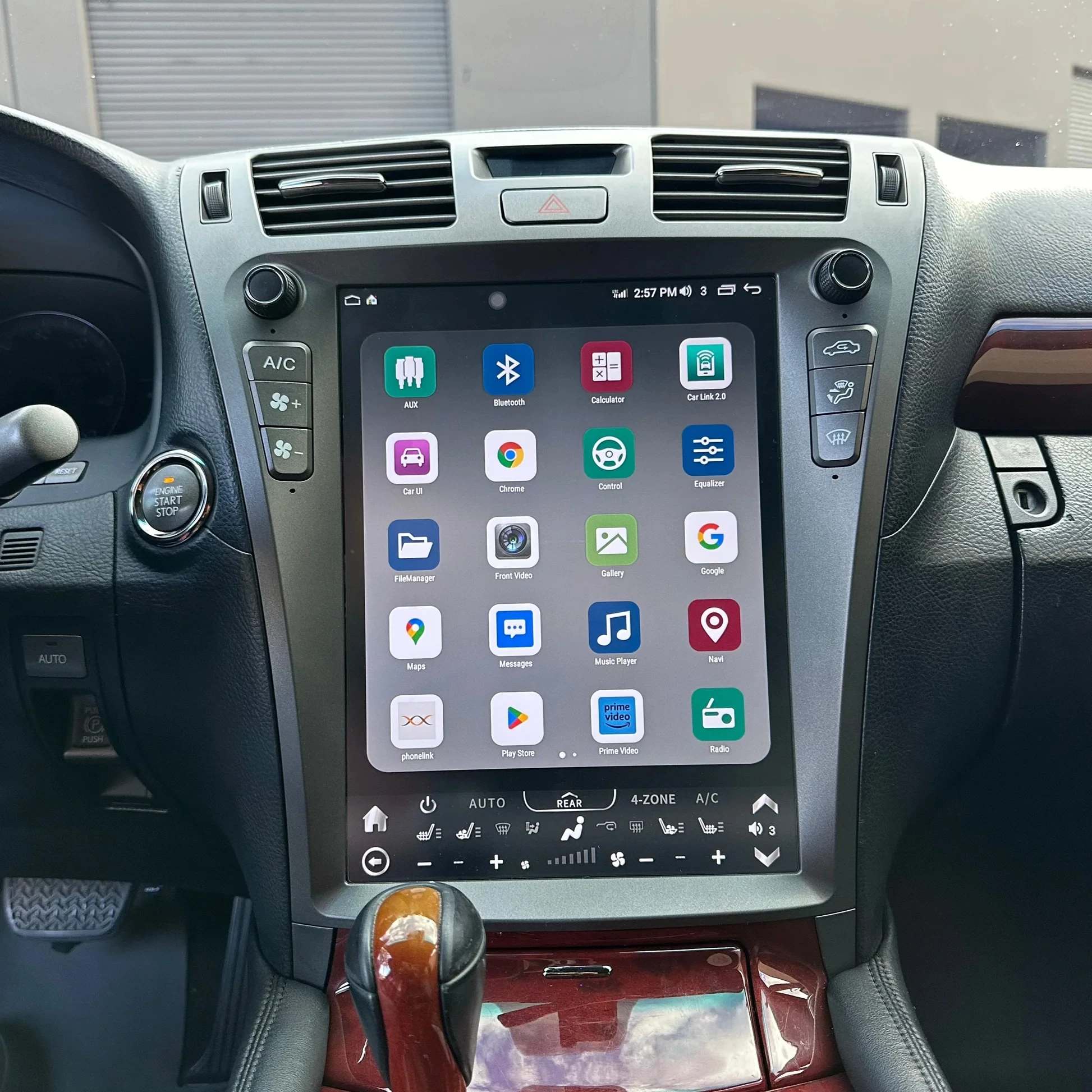 13INCH Vertical Touch Screen Android Carplay Navi Radio For Lexus LS 460 LS460 2007 -  2011 2012 Stereo Head Unite Replacement