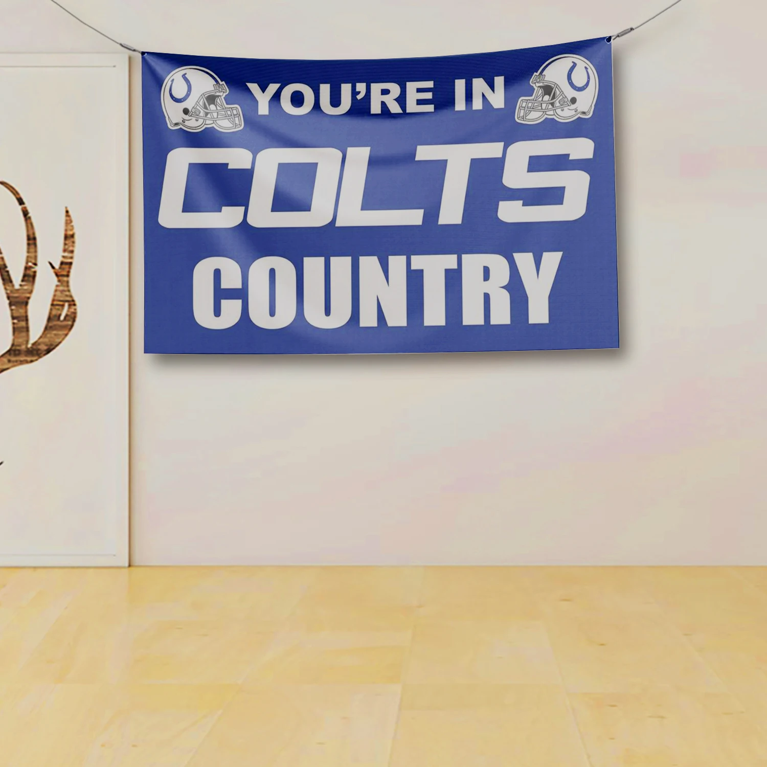 NHL Hot Sale Promotional Product Indianapolis Colts Flags 3x5 ft 100%Polyester Super Bowl Custom Indianapolis Colts Flags