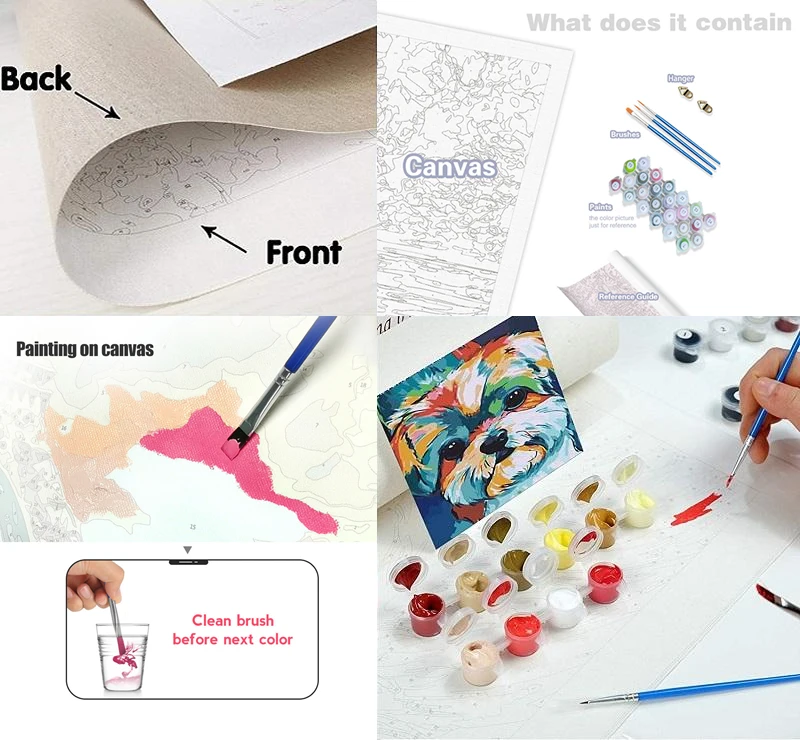 Best Quality DIY Oil Painting for Gift Home Wall Decor DIY Custom Flower Scenery Paint By Number