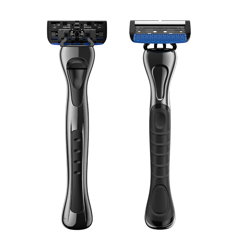 KL-S404LO KAILI four blades for man system razor shaving metal handle safety razor set