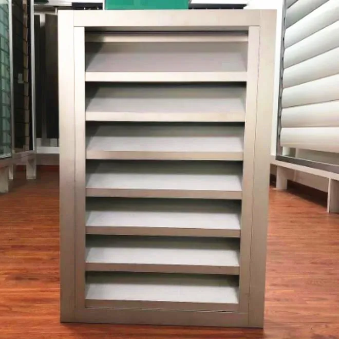 Customized Latest Design Aluminum Shutters Shutter for Window Samples external weatherproof louvre aluminium grille