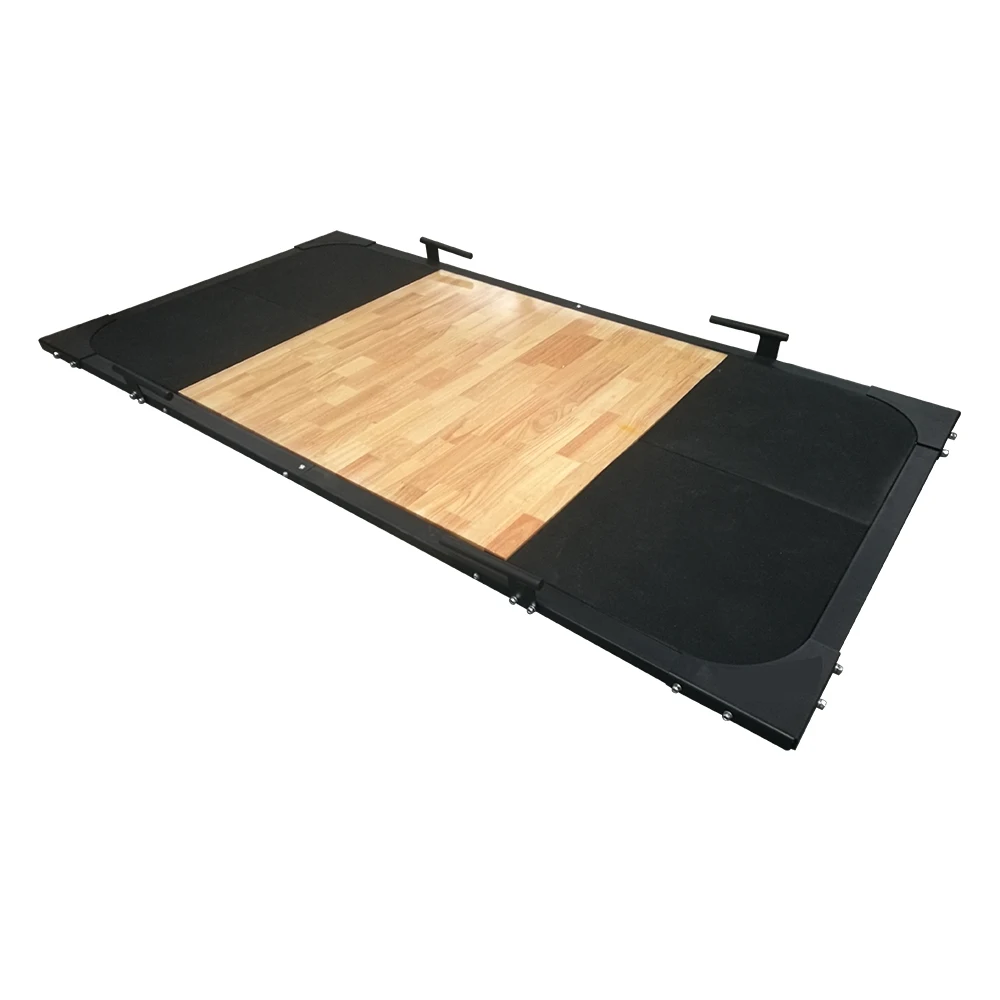 Professional Gym Equipment Competition Adjustable Folding  Incline Weight Lifting Platform