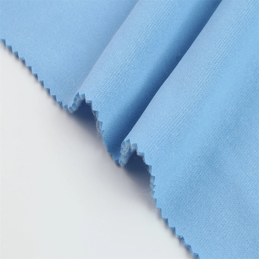 ZM014 Factory Direct Fleece Fabric 100 Polyester Knitted Polyamide Sweat Shirt Fabric Textile Winter Soft Polar Fabric