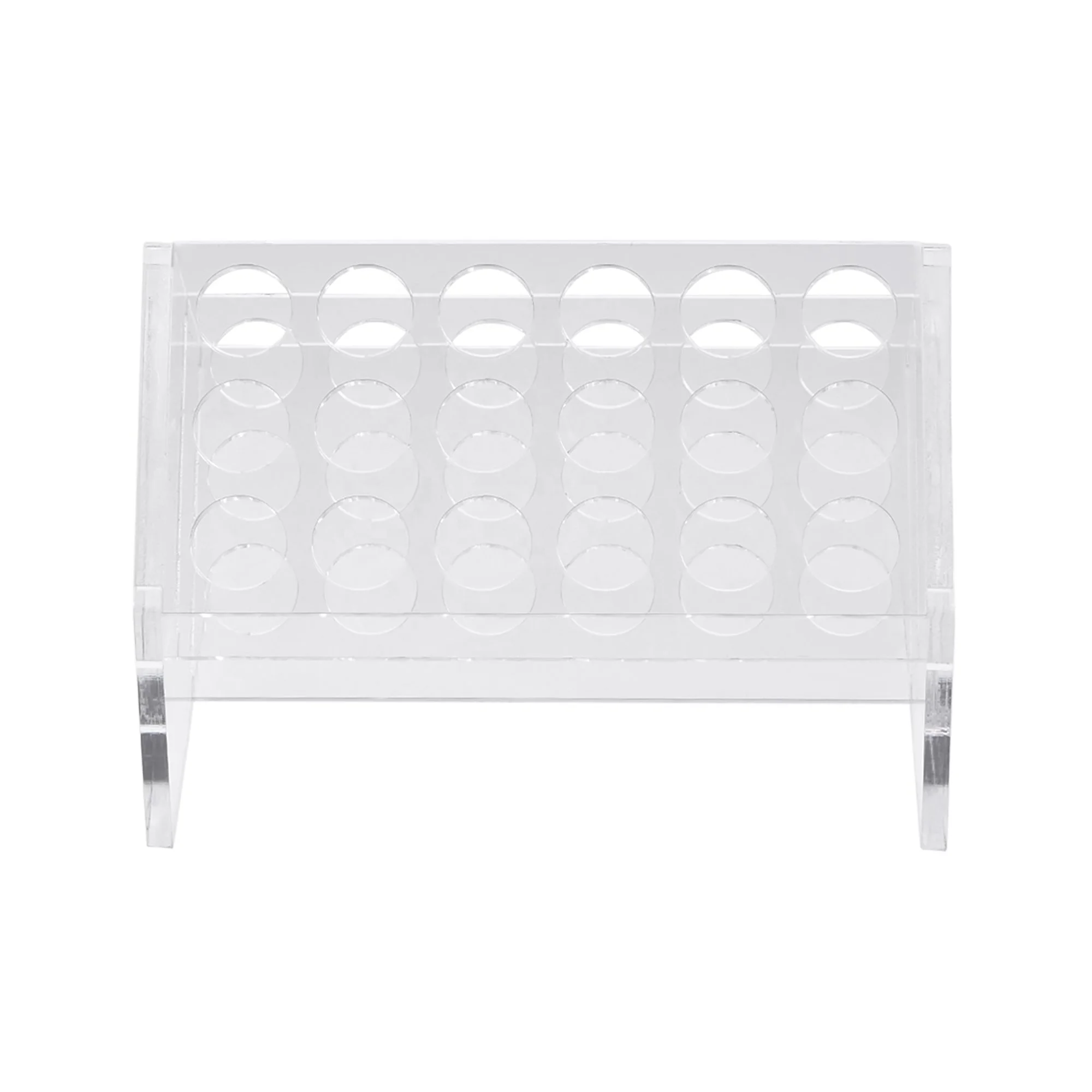 Clear Acrylic Slant Centrifuge Tubes Display Rack PMAA 10ml/15ml  lab Test Tube Holder Centrifuge Tubes Stand
