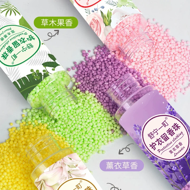 Laundry scent softener booster beads with longer-lasting strong fragrance in-wash scent boosters