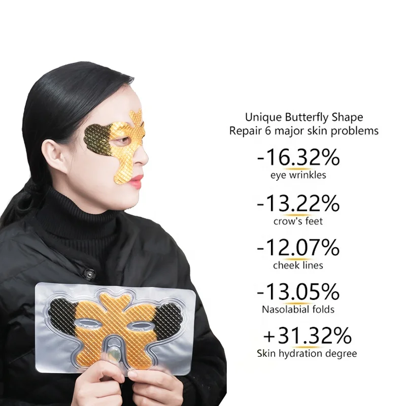 Private Label Treat Puffy Eyes care Anti-aging Rejuvenating 24k gold Eye Mask Gel Dark Circles under Eye patches