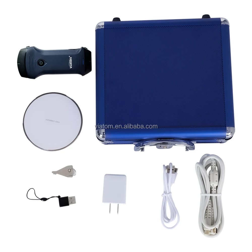 Viatom Wireless Ultrasound Scanner Portable Cooling Coating Technology Convex Cardiac Linear Medical Handheld Ultrasound Probe