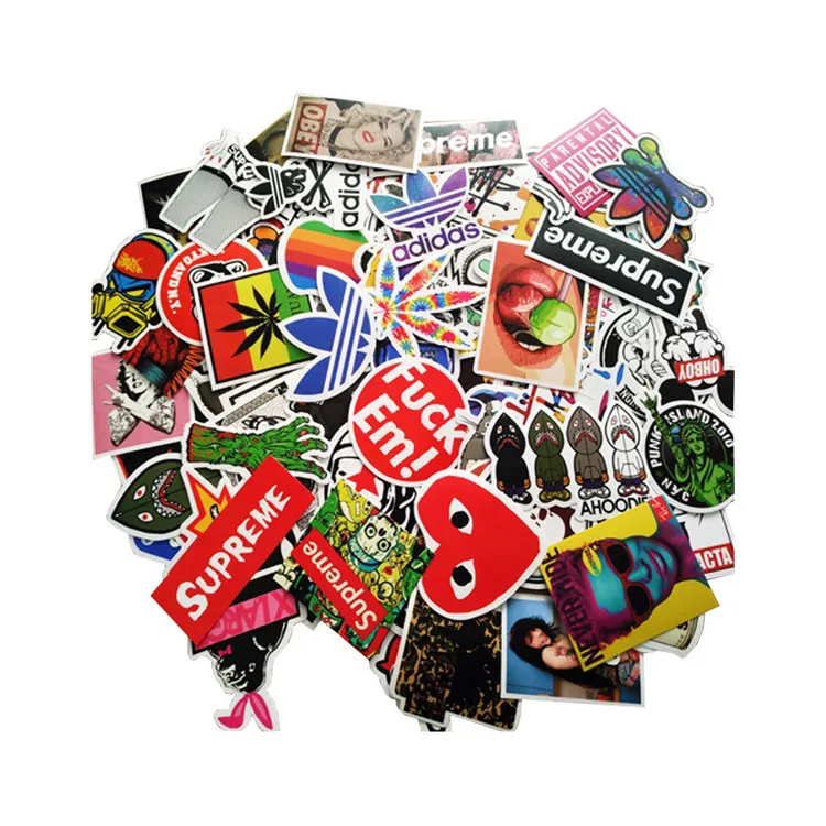 Designer hot-sale cheap custom transfer stickers moto stickers