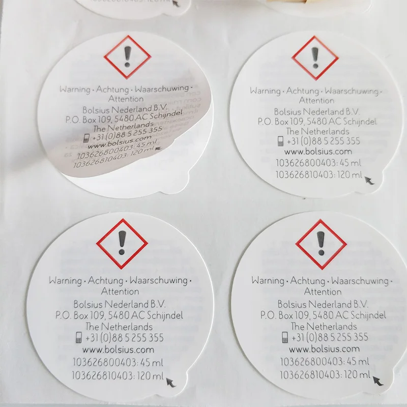 
Custom Adhesive Round Double Layer Stickers Multi-layer Sticky Labels Customized Finishing Accept Sample Provided Negotiable OEM 