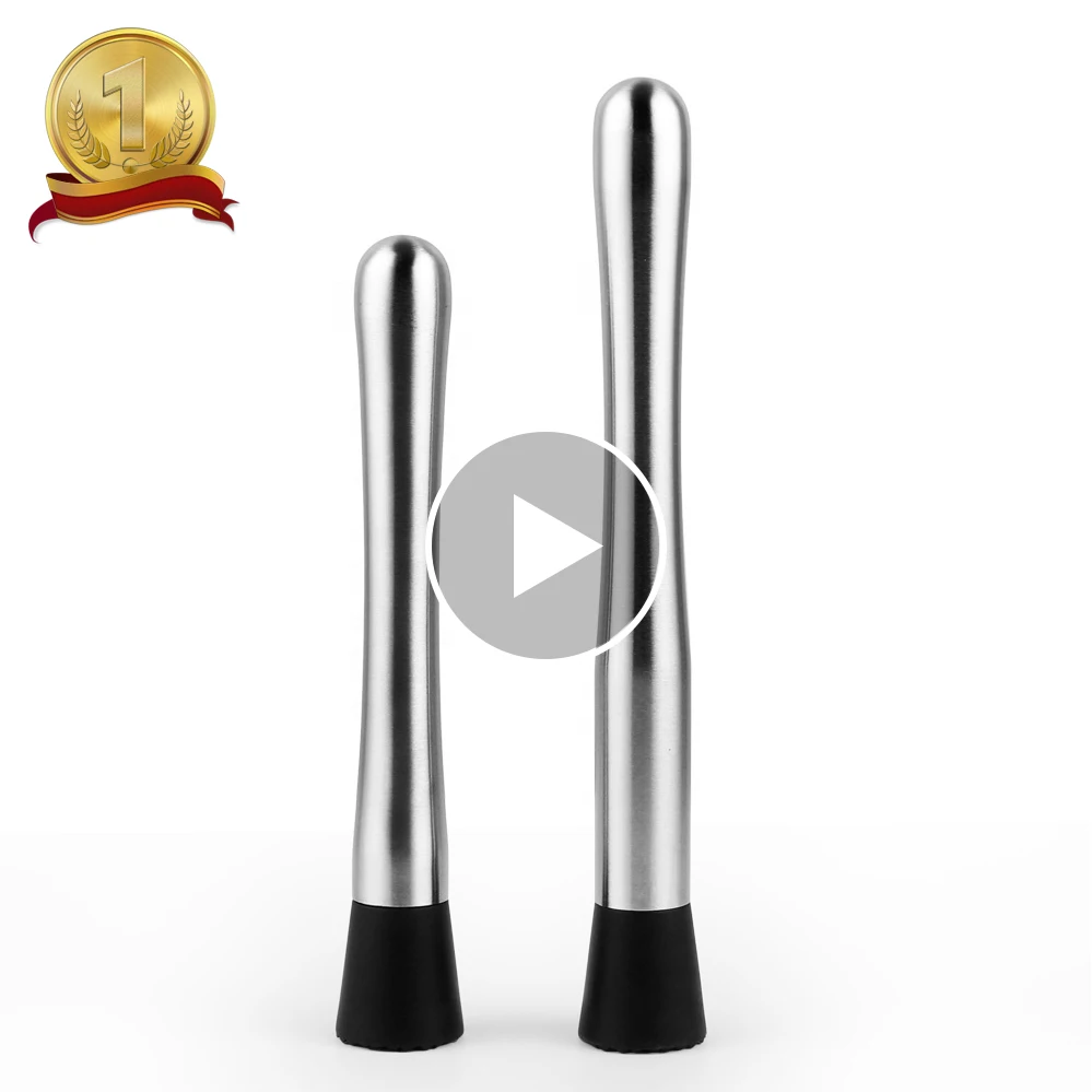 Wholesale Bar Tool Stainless Steel Cocktail Muddler - Ideal Bartender Tool Mojito Muddler
