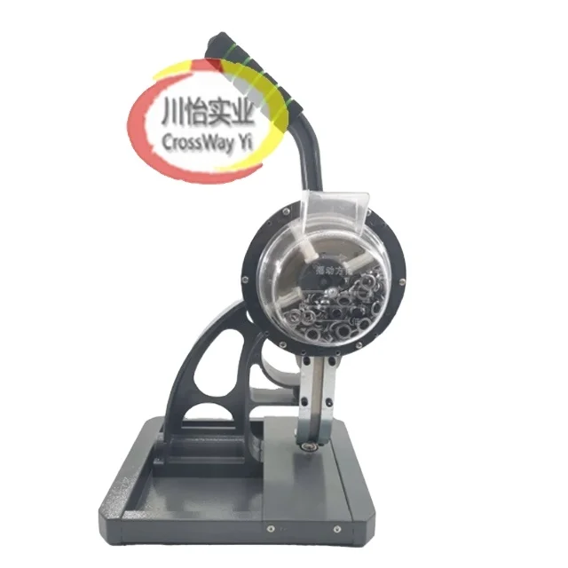 CrossWay Yi Industry Semi automatic Flex Banner punching machine eyelet grommet machine