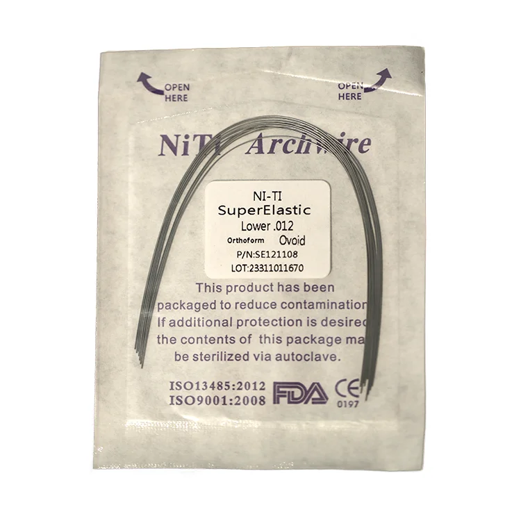 
Special Hot Selling Dental Round Nitinol Arch Wire Orthodontic Posted Lingual Arch Wire 