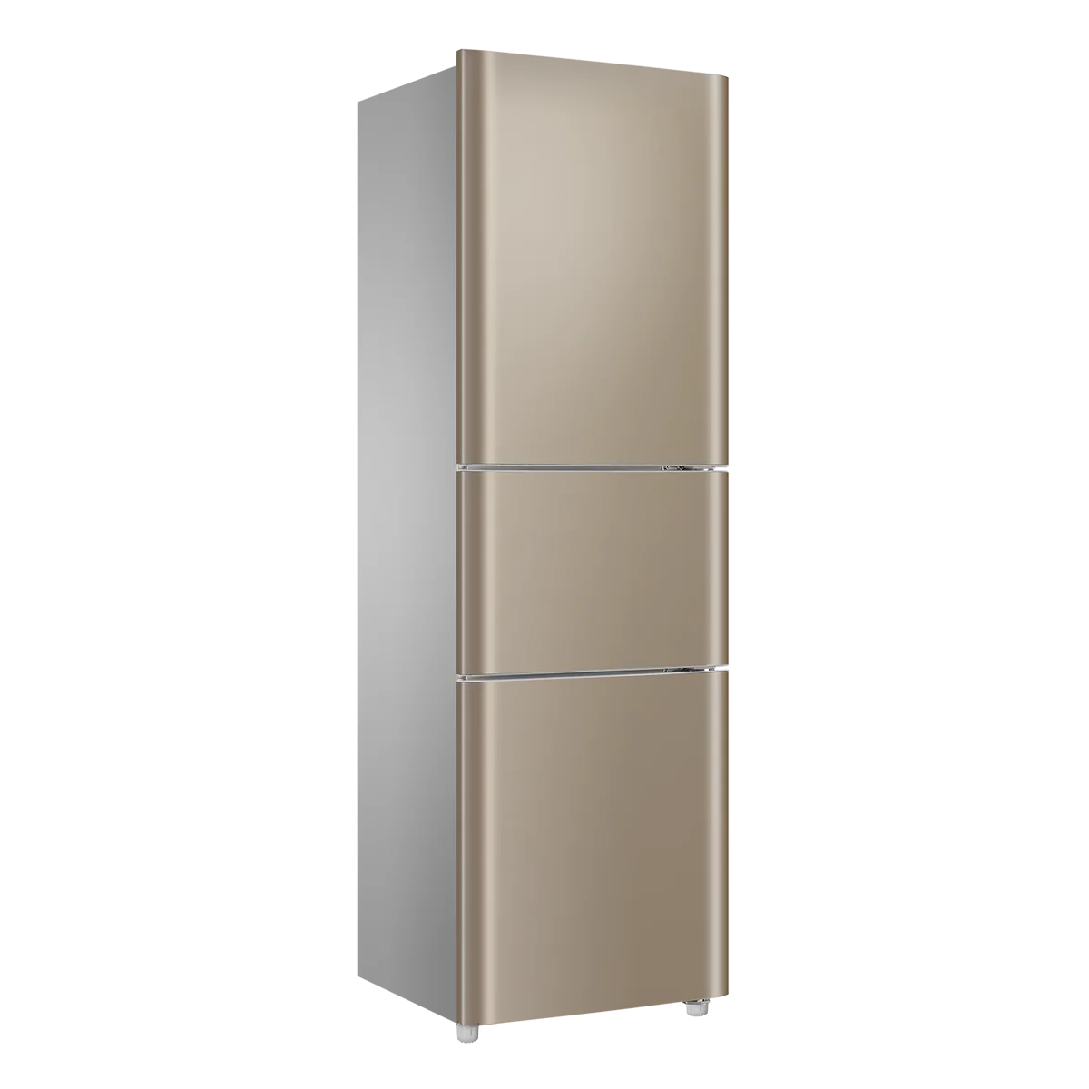 Non-frost fridge freezer combo home Refrigerator with 3 doors