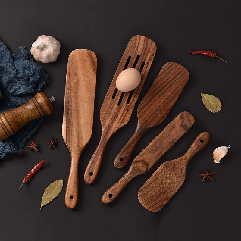 Custom Handmade Wood Cookware Cooking Spatula Mixing