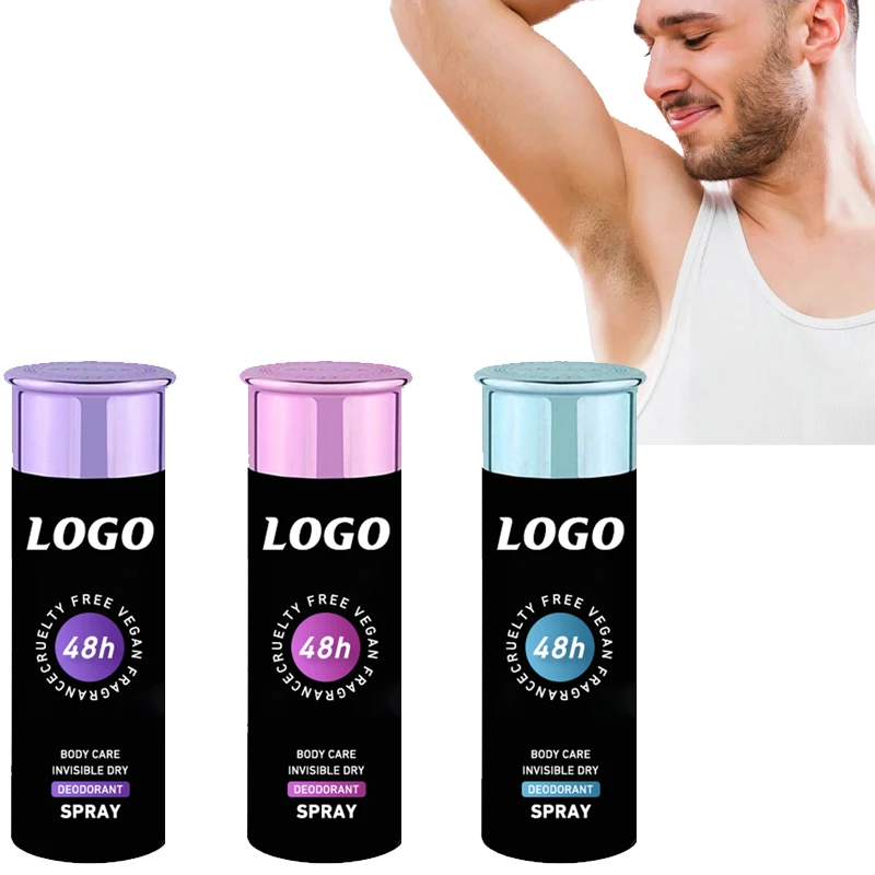 100ml factory hot sale natural fruity scent natural deodorizer body anti sweat spray