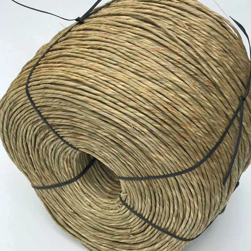 Soft and Smooth Natural Water Rush Seat Material Twisted Seagrass Rope for Outdoor Furniture