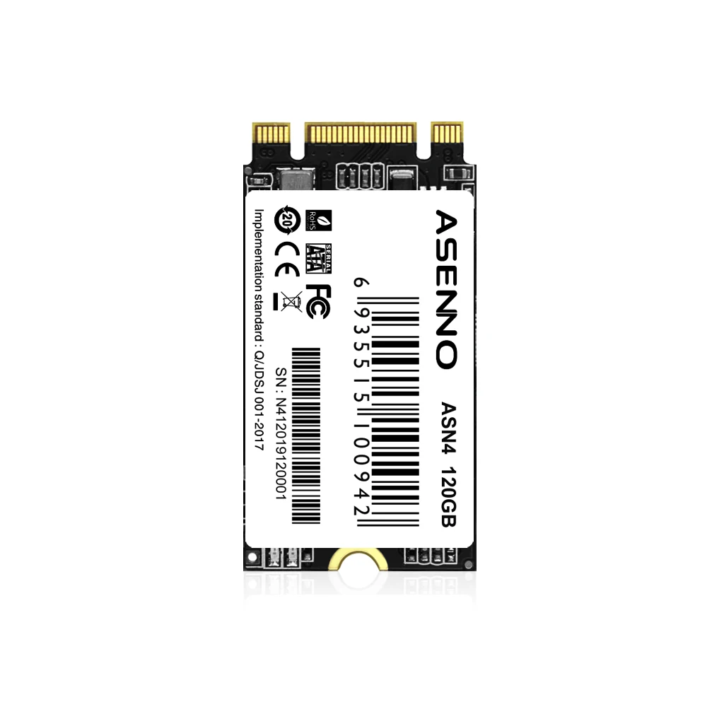 Внутренний жесткий диск ASENNO SSD NGFF 2242 240 ГБ OEM ODM оптовая продажа для ПК и настольных компьютеров