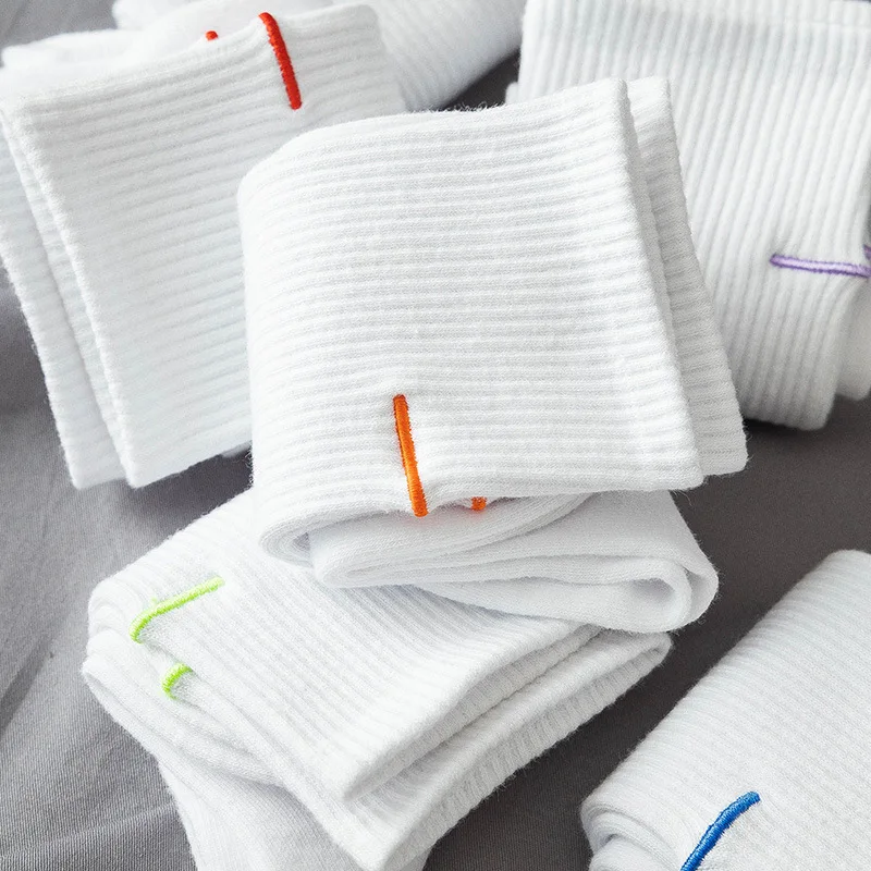 High quality unisex socks combed cotton men crew custom logo sport running socks athletic