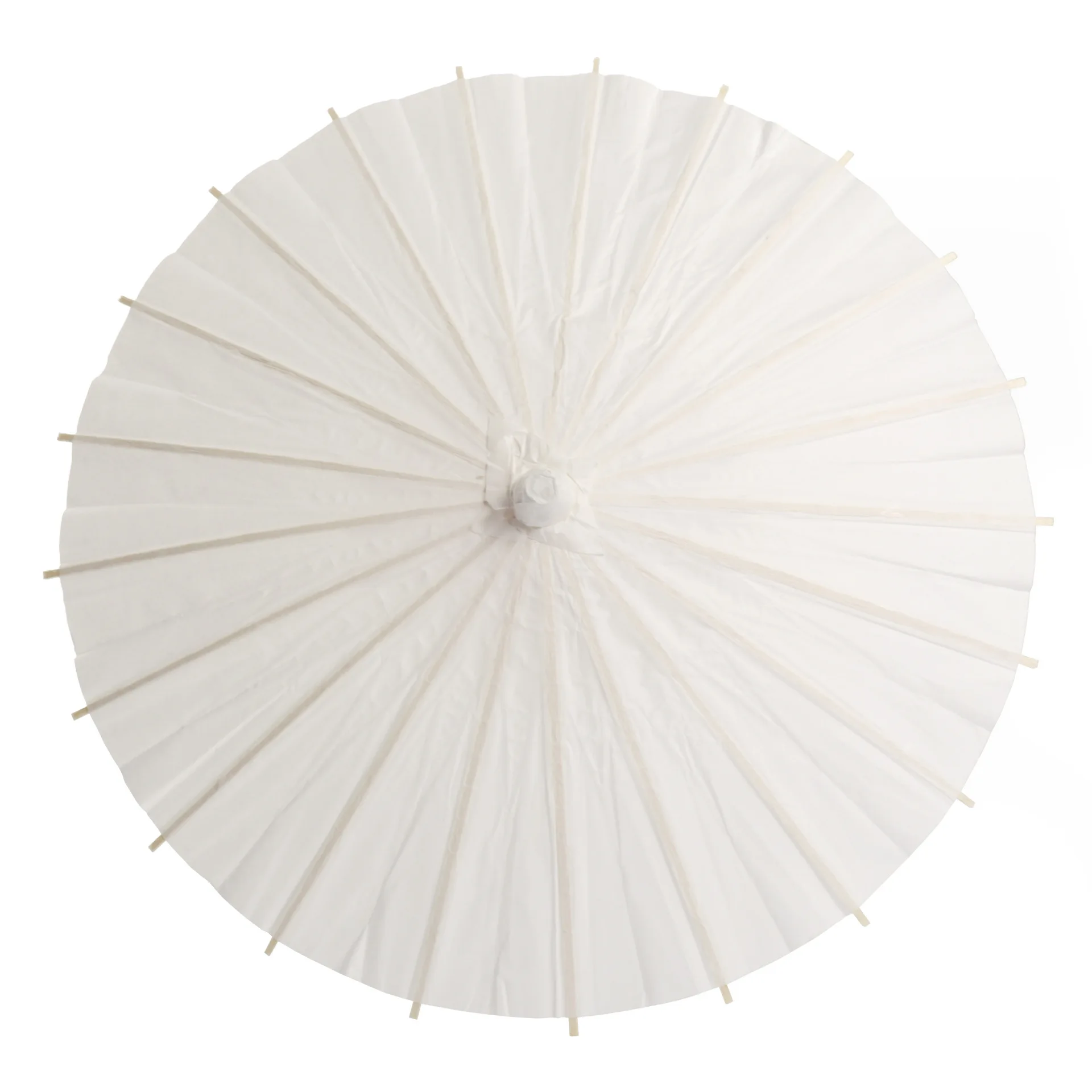 Guansen Japanese Children DIY Drawing Umbrella Wedding Decoration Photo Props White Parasol Paper Umbrellas for Crafts