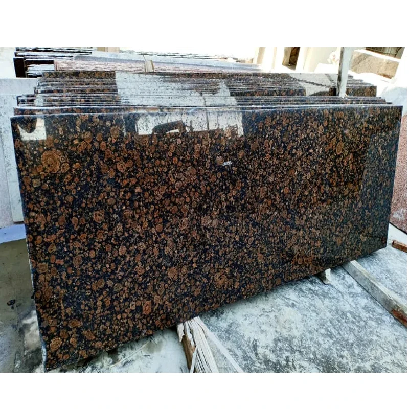 Wholesale Baltic Brown Granite Natural Stone in Kitchen Counter Outdoor Wall Cladding Floor Driveway Paving Tile