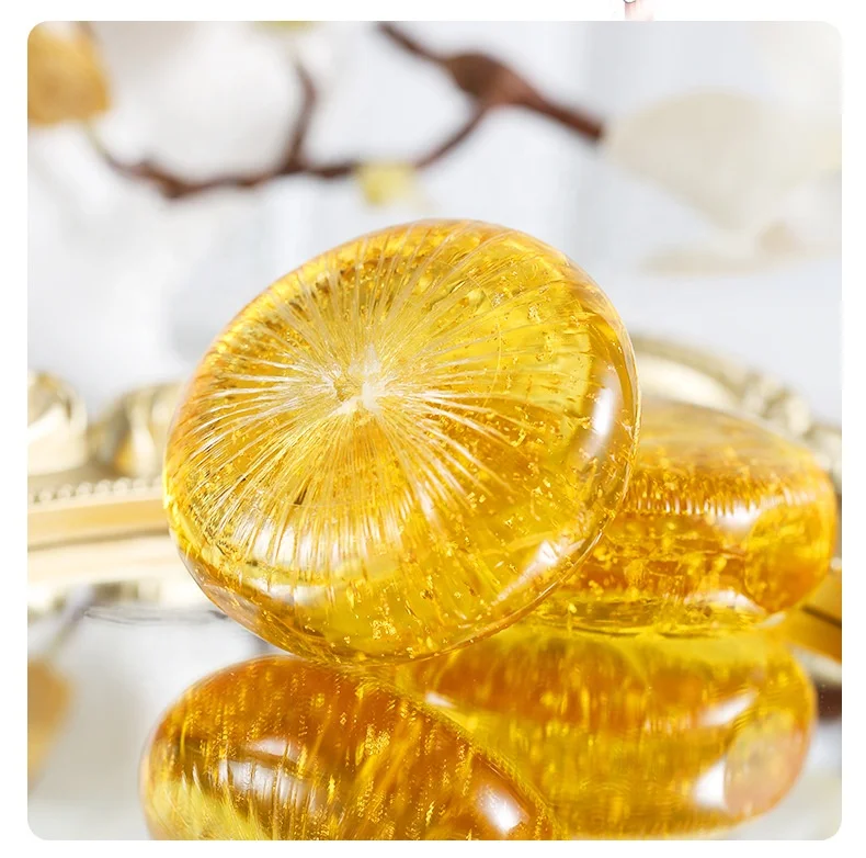 Amino Acid Soap Gold 24k Whitening Soap Skin Care Organic Soap Bar Handmade