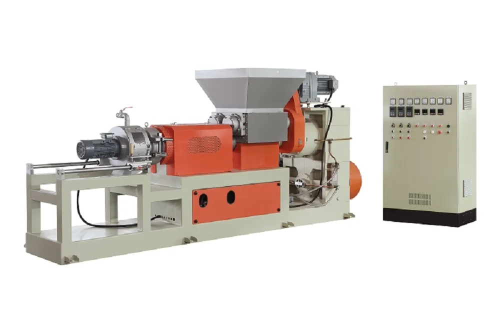 PE PP PVC Granulator High Quality Twin Rolls Pelletizing Machine Plastic Extruder