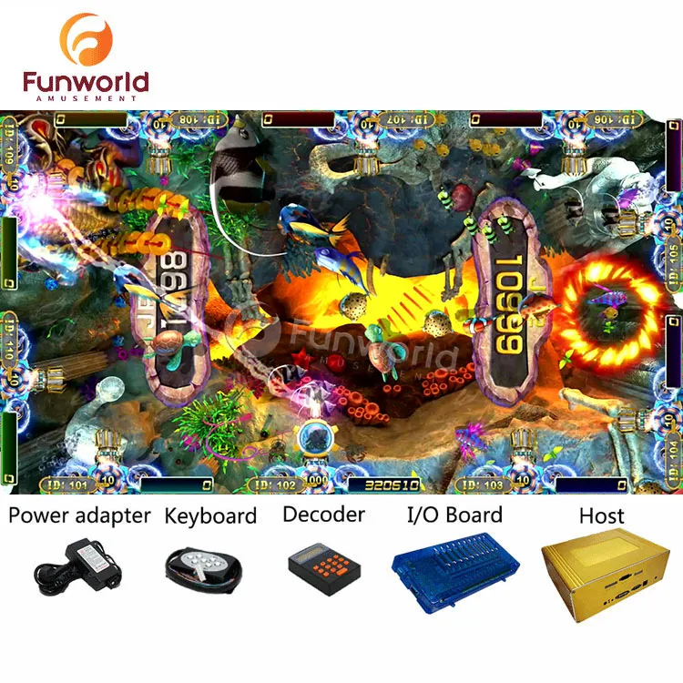 Hot Fish Game Board Game Fish Teaser Panda Master Fishing Table Game Machine Fire Kirin Plus