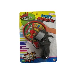 Party Russian Balloon Gun Toy With Roulette Balloon Random Explosion Brave Challenge Trickery Game