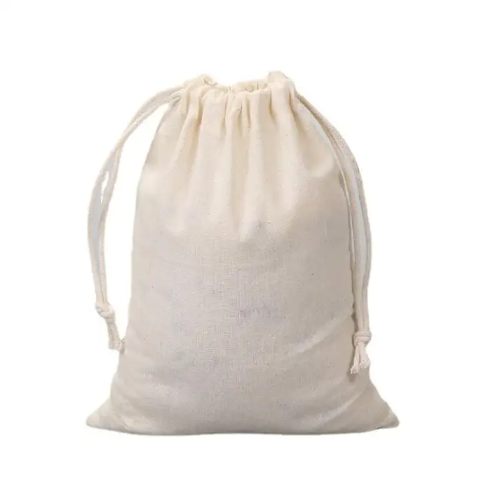 Factory Price Canvas Cotton Drawstring Shoe Bags Cloth Dust Bag Dustbag for shoes