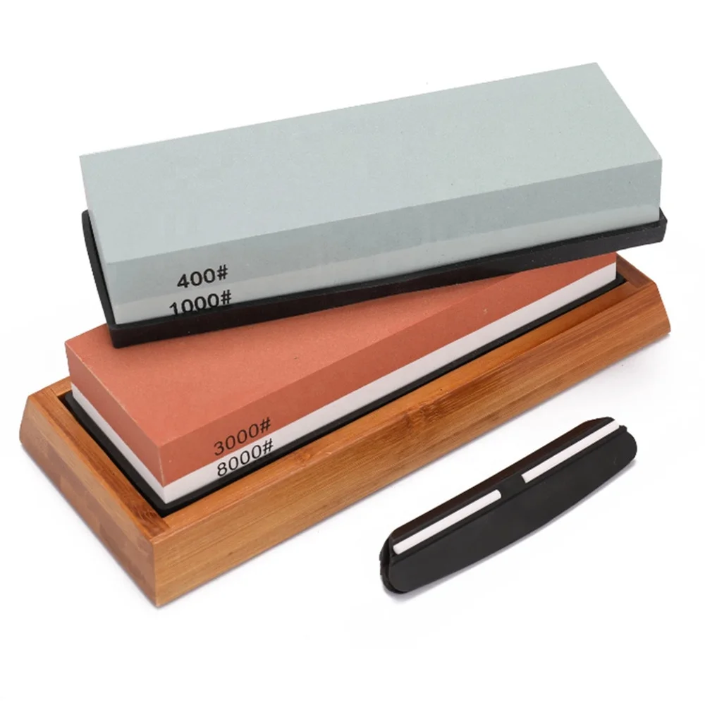400/1000 3000/8000 wet stone water natural combination knife sharpening stone kit