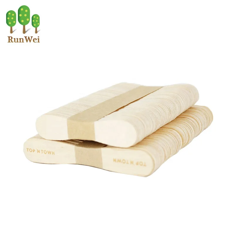 Оптовая продажа с фабрики мини деревянная ложка оптом мороженое совок