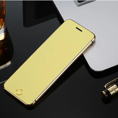 Мини-телефон Ulcool V66, 1,67 дюйма, ультратонкий металлический корпус, FM-радио, две SIM-карты