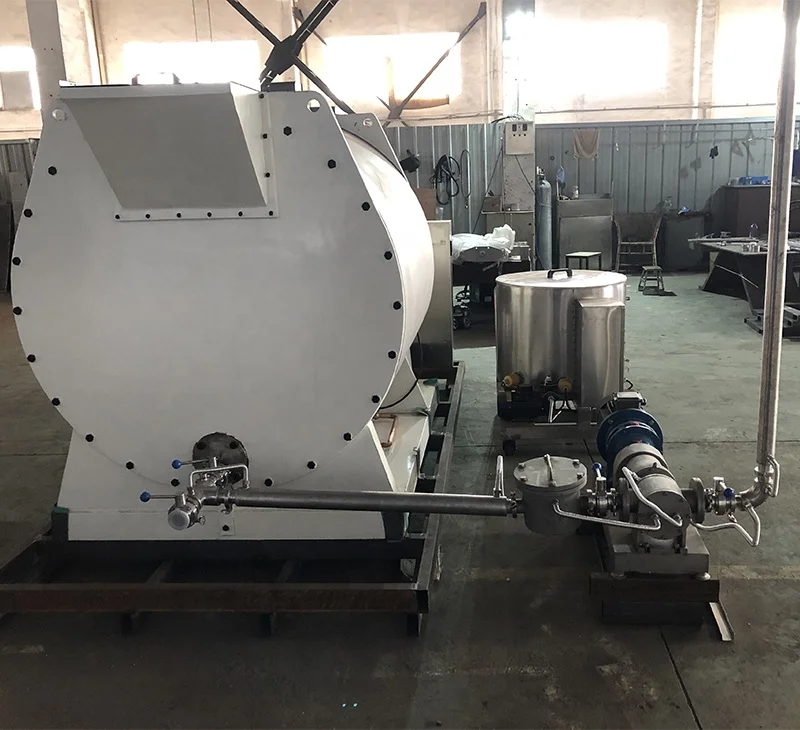 Chocolate melanger conche refiner machine