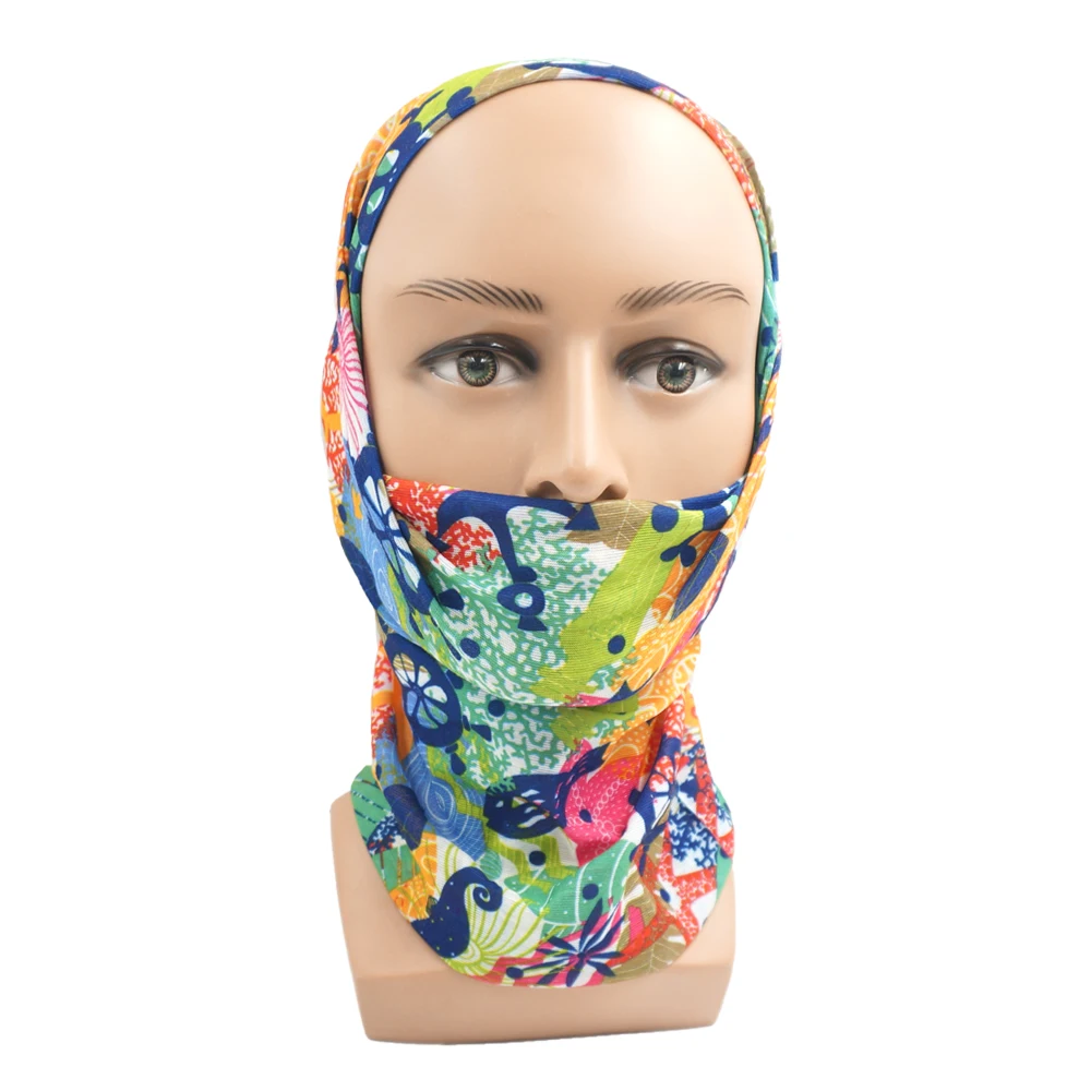 
Wholesale Brand Seamless Breathable Anti UV Windproof Quick Dry Sports Face Protection Bandana Fishing Mask 