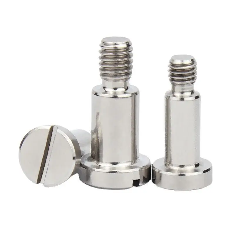 Galvanized Stainless Steel Slotted Head Half-threaded Screw Machine Part Screw OEM ODM M2xM10