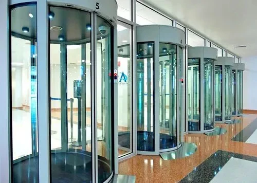 Anti tailgating crystal safety protection door