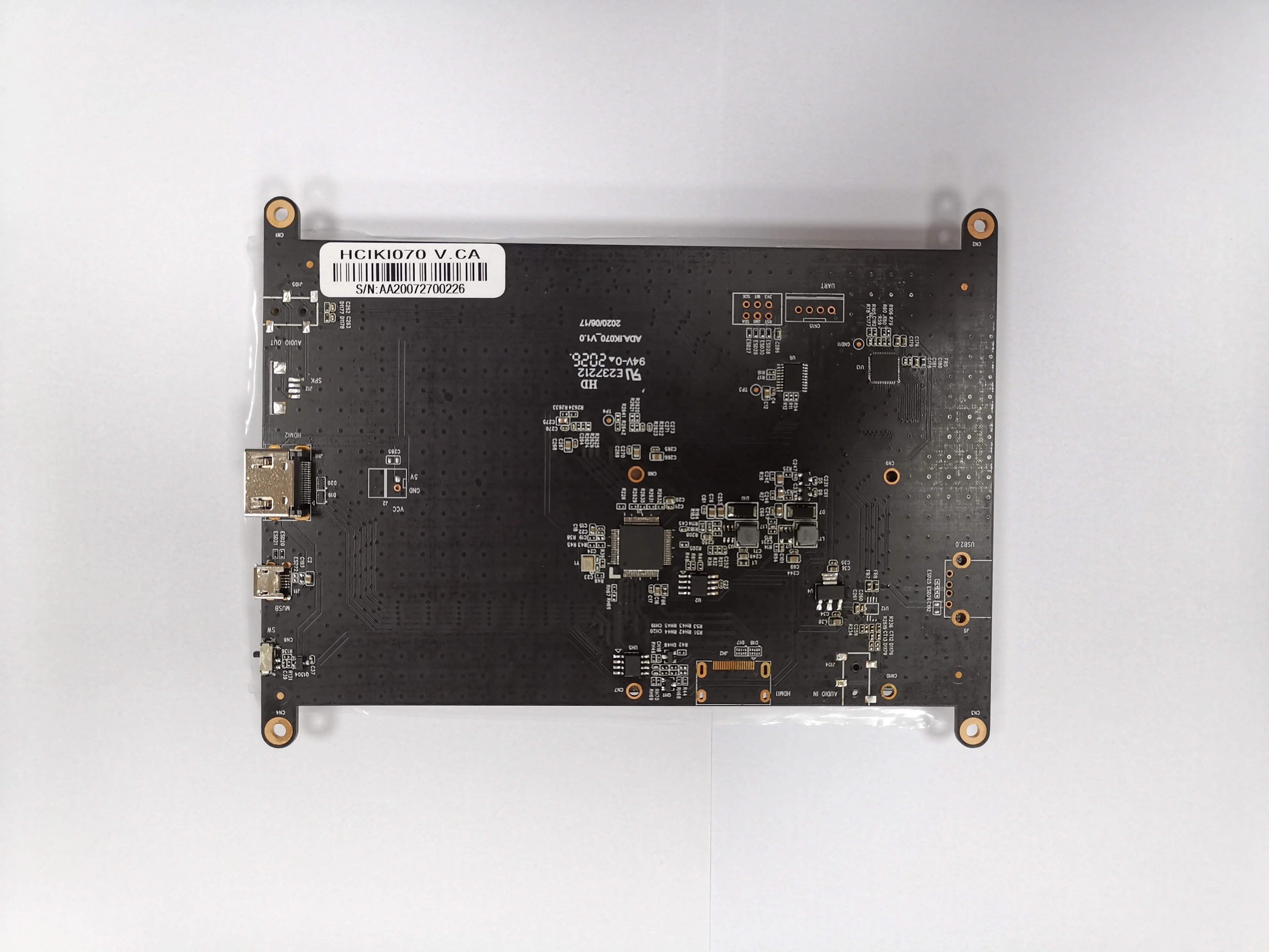 Пользовательский LCD емкостный сенсорный экран 7 дюймов IPS 1024X600 ЖК-дисплей Raspberry Pi 4 дисплей