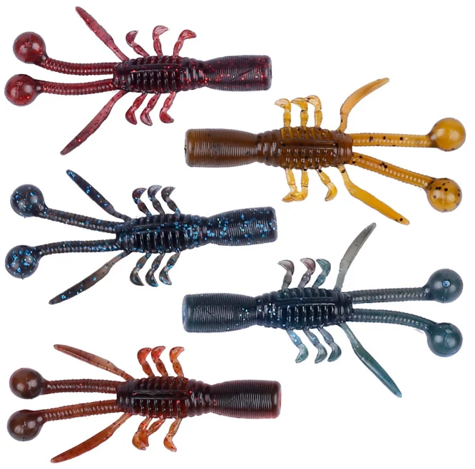 P47 65mm 2.4g floating flavor  bubble shrimp fishing lures