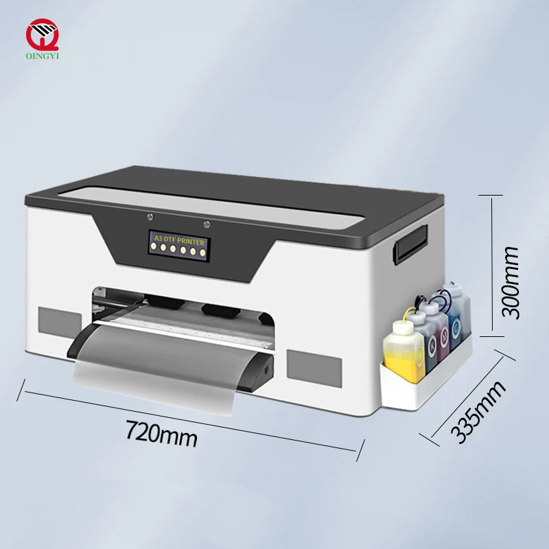 Digital A3 Pet Film T-shirt printing Textile Machine Dtf Print Pet Film Printer 30cm width Dtf Printers With Xp600 Head