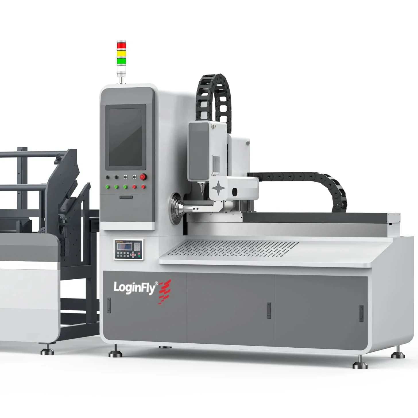 High accuracy automatic metal fiber laser engraving pipe tube cutter machine