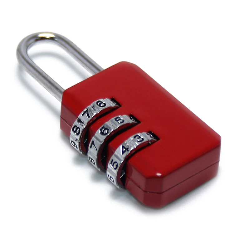 3 Digit Dial Combination Code Lock Luggage Backpack Password Padlock Suitcase Drawer Lock Bag Parts Accessory Metal Luggage Lock