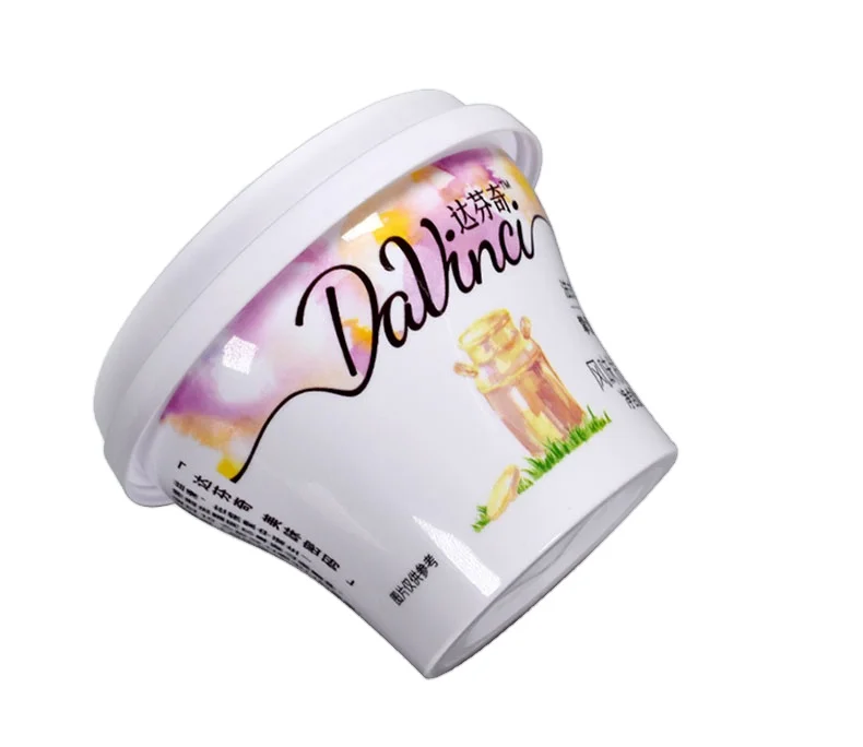 IML 140g yogurt packaging container yogurt freezer plastic box yogurt storage cup with lid