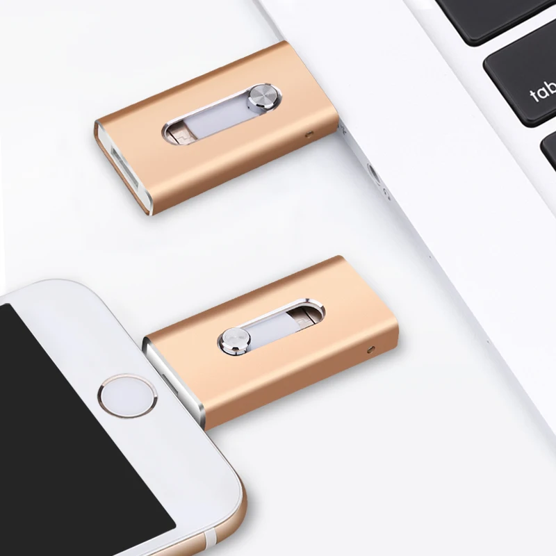 Multifunction 3 In 1 Otg Usb Flash Drive Pendrive Type C Android 32 Gb 64 Gb Pen 3.1 Branding Aluminum Metal Wholesale