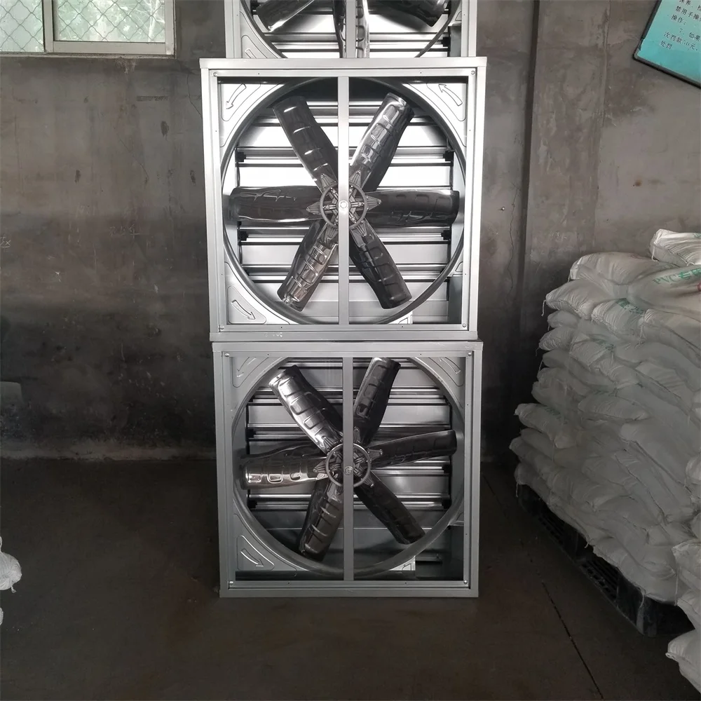 Wall Mounted Pushpull Exhaust Fan With Shutter For Poultry Greenhouse