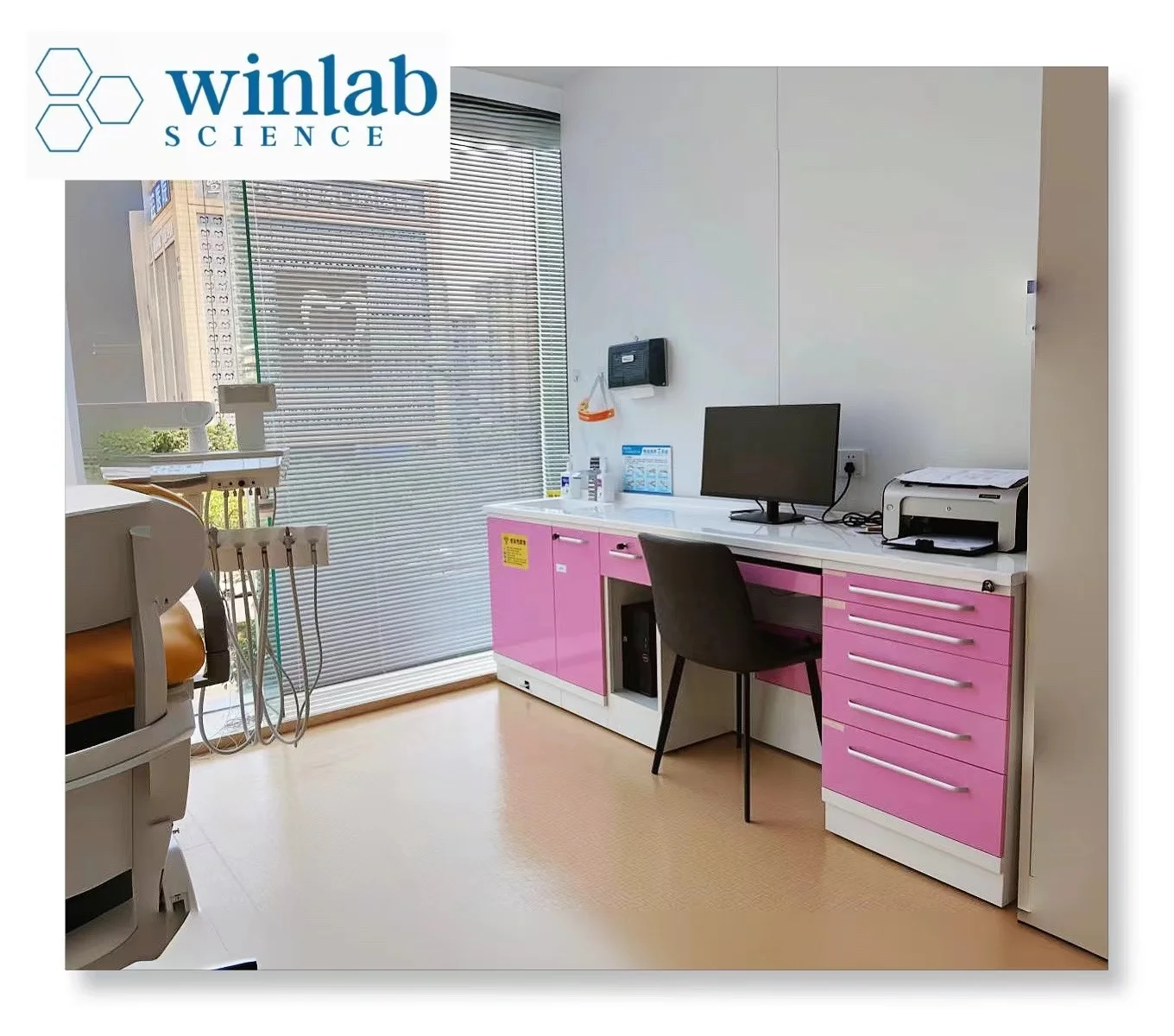 Hospital furniture customize dental desk medical furniture laboratory furniture front desk table nurse desk